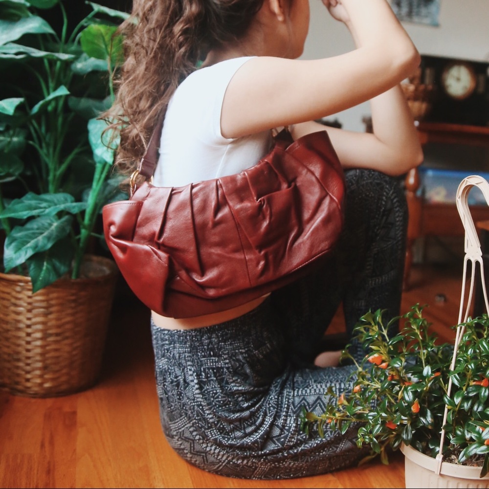 Red Alfani Leather Purse